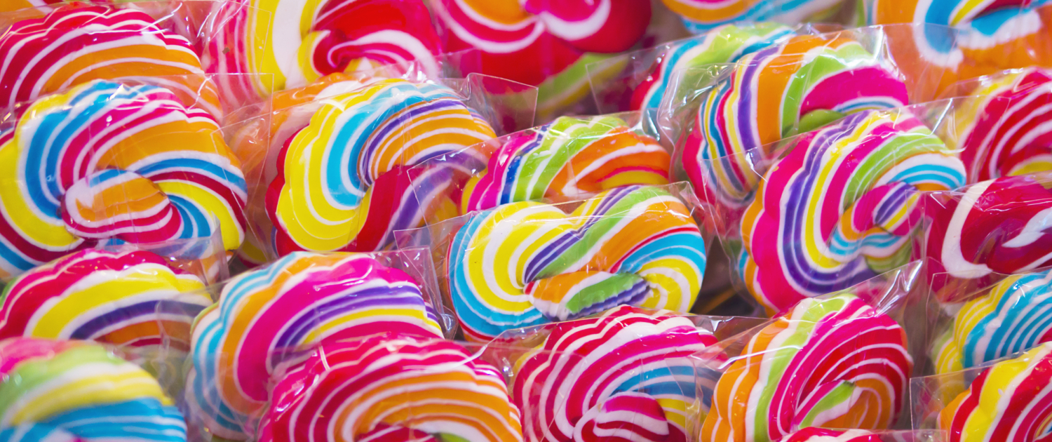 Colorful candy background